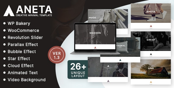 Aneta Agency Startup Agency WordPress Theme Logo